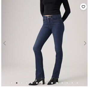 LEVI'S | 315 SHAPING STRAIGHT JEANS | DARK WASH | W28